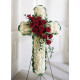 Funeral Cross Flowers