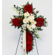 Funeral Cross Flowers