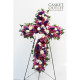 Funeral Cross Flowers