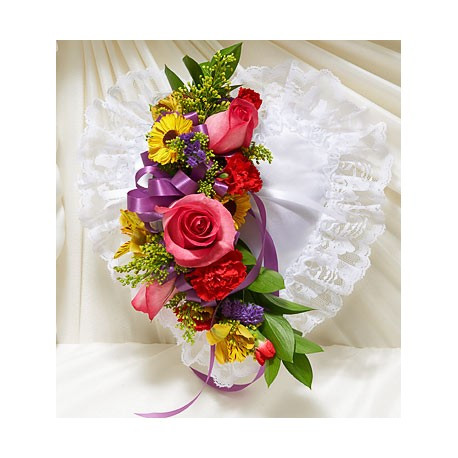 Funeral Pillow Flowers | Casket Pillow Flowers