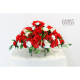 Saddle Flowers | Monument & Headstone Flowers | Cemetery Flowers
