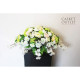 Saddle Flowers | Monument & Headstone Flowers | Cemetery Flowers