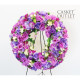 Cemetery Wreath Flower | Cemetery Flowers | Silk Wreath Flower