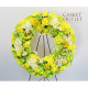 Cemetery Wreath Flower | Cemetery Flowers | Silk Wreath Flower