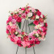 Cemetery Wreath Flower | Cemetery Flowers | Silk Wreath Flower