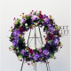 Cemetery Wreath Flower | Cemetery Flowers | Silk Wreath Flower