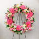 Cemetery Wreath Flower | Cemetery Flowers | Silk Wreath Flower