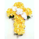 Cemetery Cross Flower | Cemetery Flowers | Silk Cross Flower